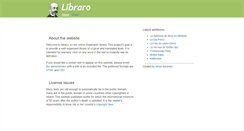 Desktop Screenshot of libraro.net